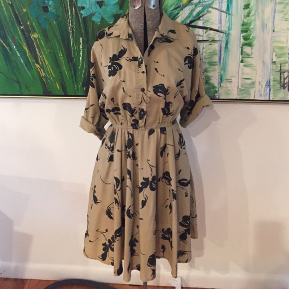 Vintage Shirt Dress - Picture 1 of 4