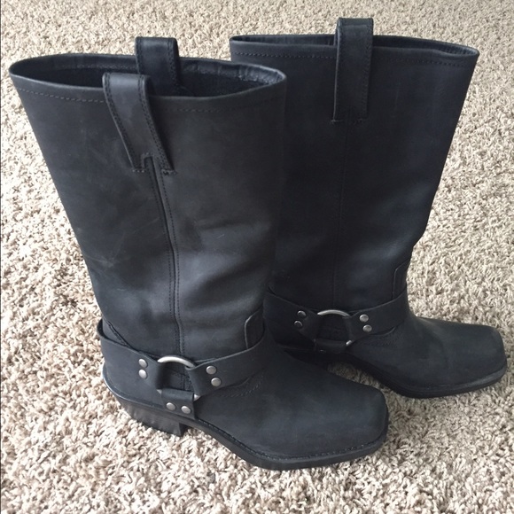 Moto boots like Frye