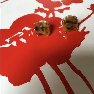 Kate spade tortoise shell gum drop earrings !