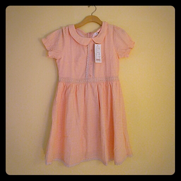 Sweet Peter Pan Collar Short Sleeved Dress