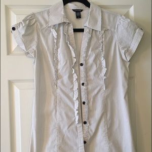 Maurices Long Button Down Shirt