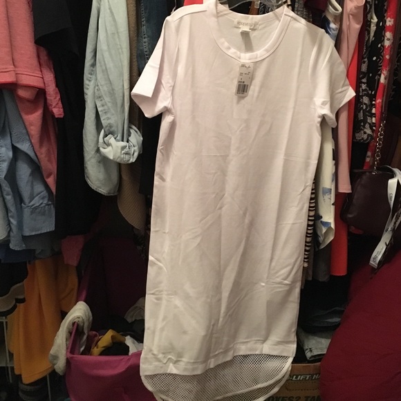 White tshirt dress