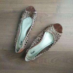 Camel-colored Flats