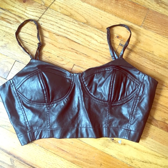 Forever 21 Pleather Bralette
