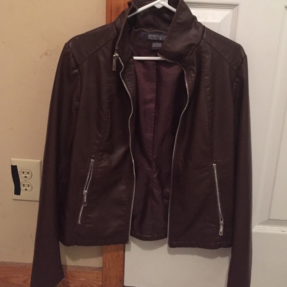 Brown Leather like Jacket