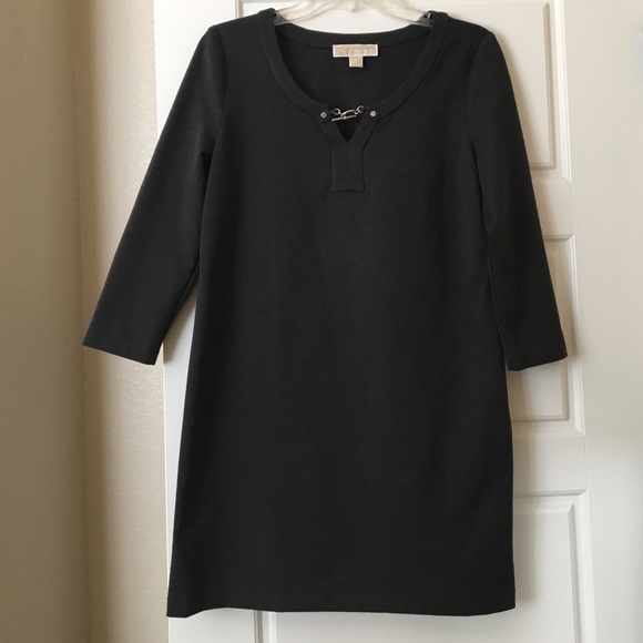 Micheal Kors dark gray M dress. Cute details.