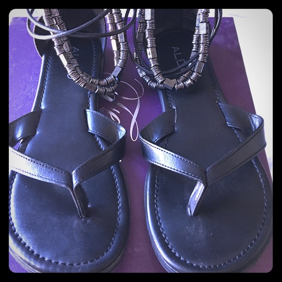 Aldo Black Sandals