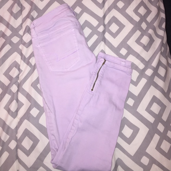 American Eagle 00 Light Purple capris