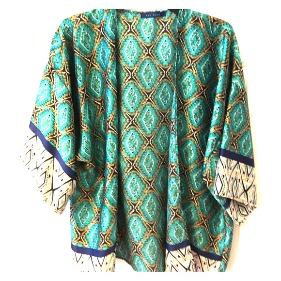 Emerald green kimono