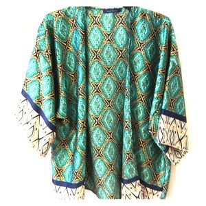 Emerald green kimono