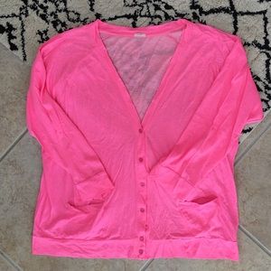 J. Crew Pink Cardigan
