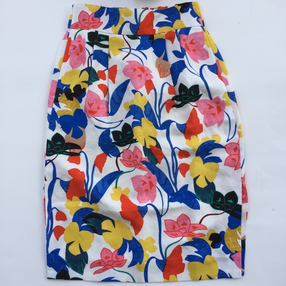 J. Crew Dresses & Skirts - J.Crew Midi Skirt in Flower Print