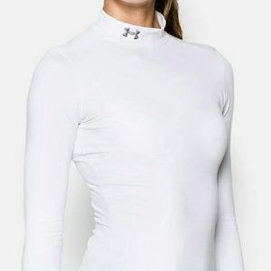 Under Armour Womens Fitted Mock Long Sleeve Shirt