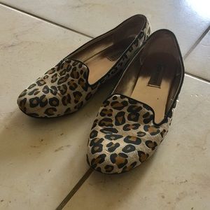 Steve Madden leopard flats