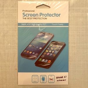 Clear screen protector 4.7 inches