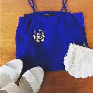 Royal Blue Mini Dress