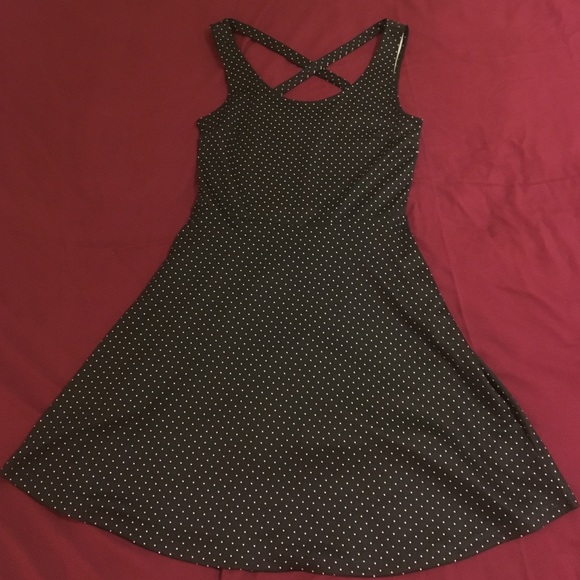H&M polka dot swing dress