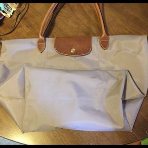 Longchamp bag with long handles 💜