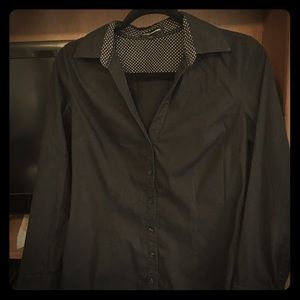 Express design studio black Oxford shirt size M