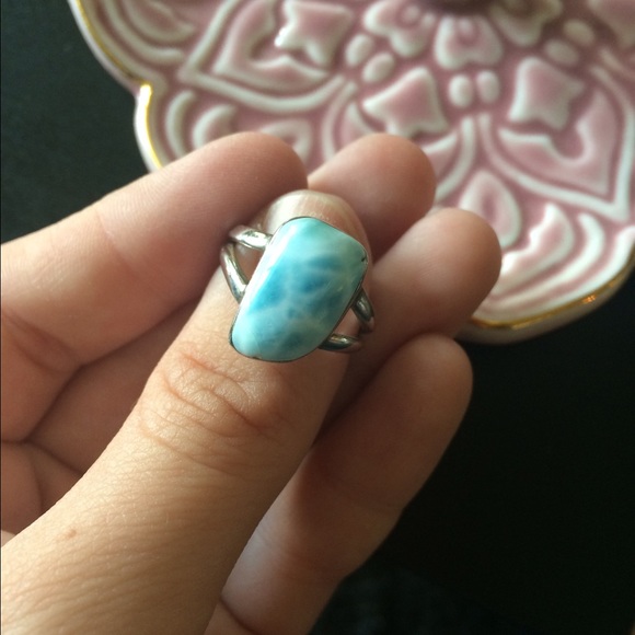 Larimar ring - size 7