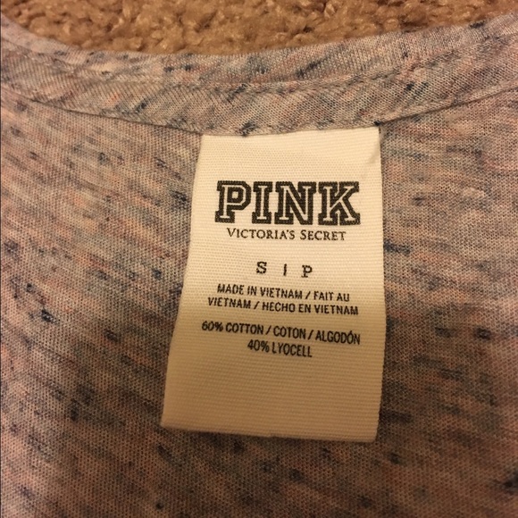 ❌SOLD ✨PINK sequined muscle tee✨❤️️ - Picture 3 of 3