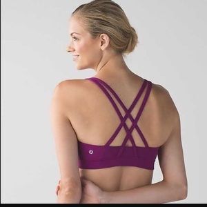 Lululemon Energy Bra Size 6 Regal Plum