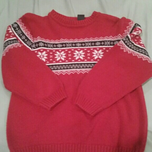 Boys red Christmas sweater size 8