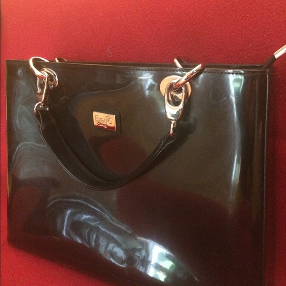 Black Patent Leather Bag