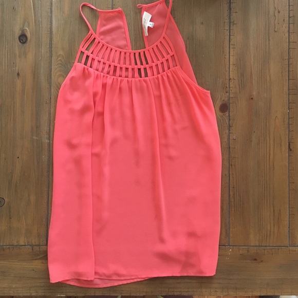 Lost April Orange Blouse