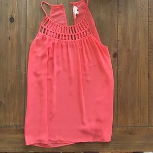 Lost April Orange Blouse