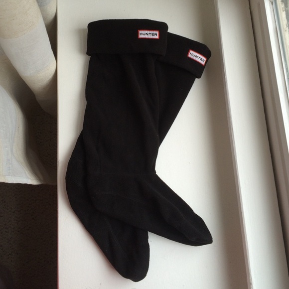 Women's Hunter Boot Socks, black, size L