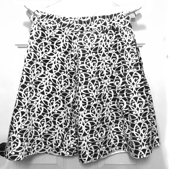 A-Line Skirt with Lining-Merona