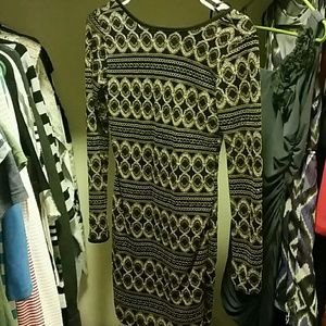 Forever 21 back and gold dress