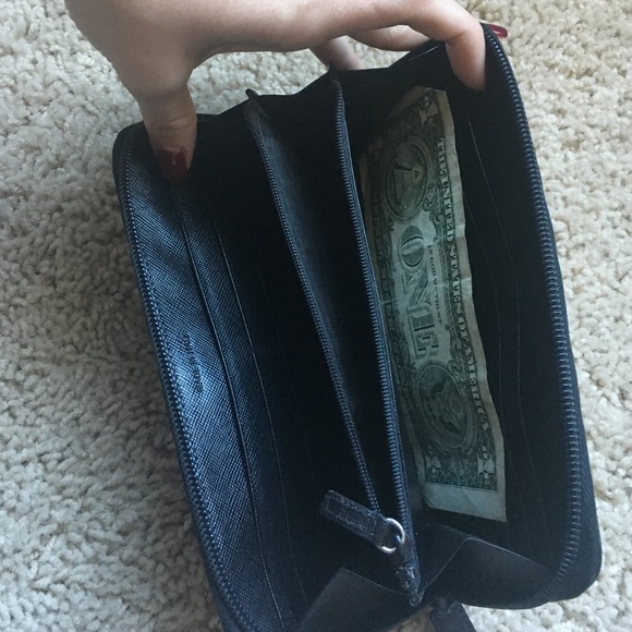 Authentic Prada Nylon Zip Around Wallet - Picture 3 of 4