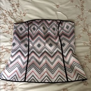 Strapless White House Black Market Top