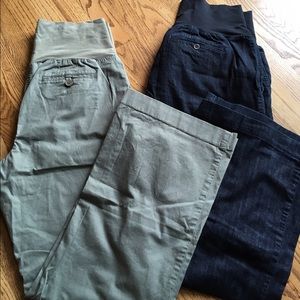 EUC LOFT maternity pants Size 12 -2 for $30 total!