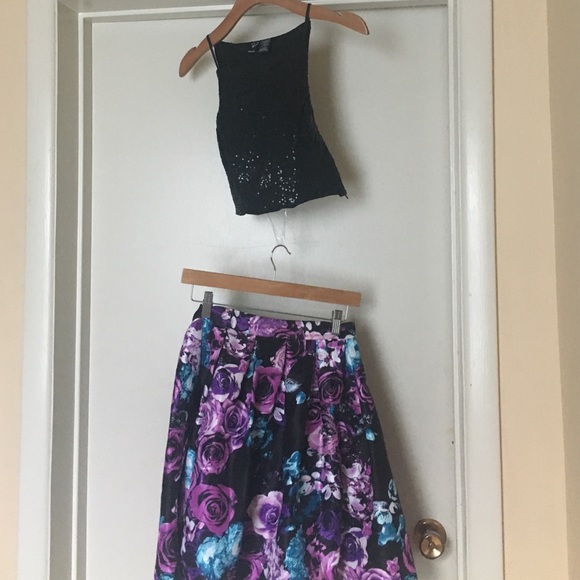 Two piece homecoming dress