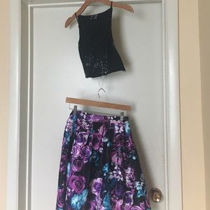 Two piece homecoming dress