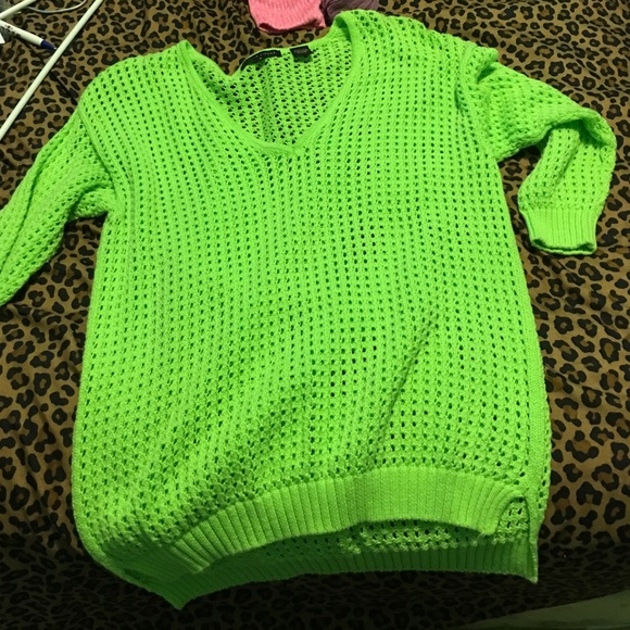 Green Knitted Sweater