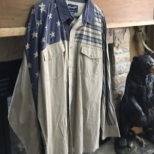 Men's snap down front shirt