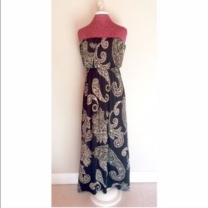 RePoshing Strapless Tube Maxi Dress