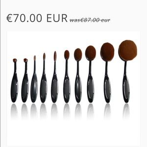 shop silah artis inspired oval brushes set