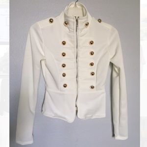 White Military Jacket