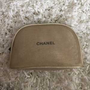 Chanel makeup bag