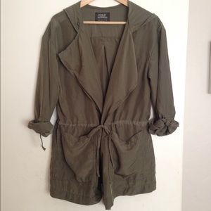 Silk utility jacket