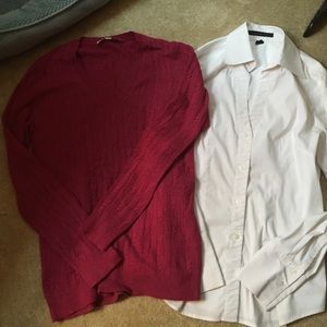 Moving sale Sweater&Shirt.  Moving sale $5 for  2!