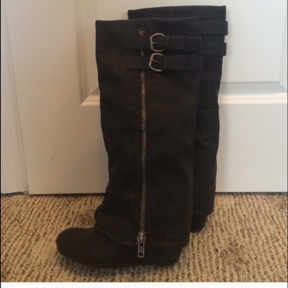 ALDO Tall Black Boots - Picture 1 of 4