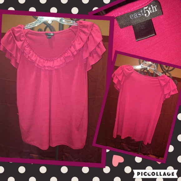 East 5th Tops - Beautiful ruffle detailed top by East 5th.