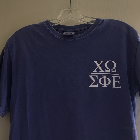 Faded blue Comfort Colors tee