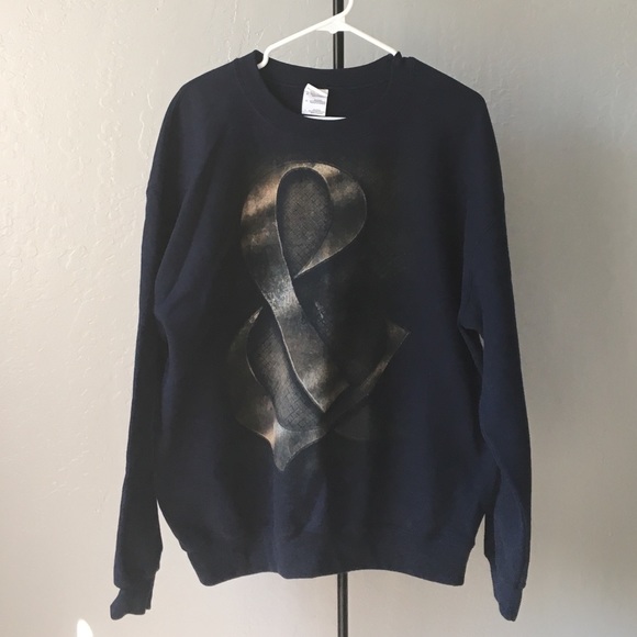 NAVY BLUE SWEATER - Picture 1 of 4